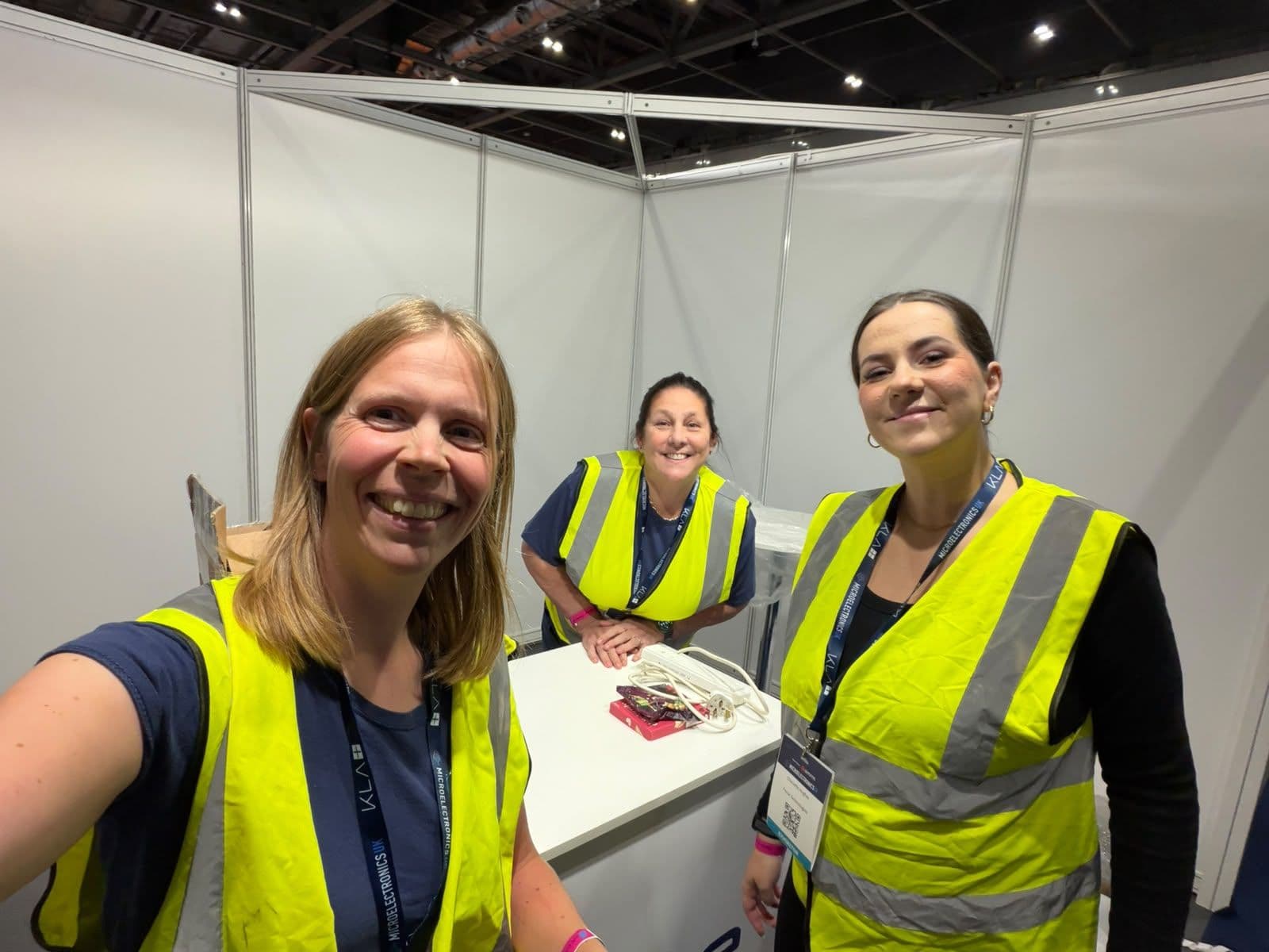 Part of the Force Technologies team on stand G51 at Microelectronics UK 2026.