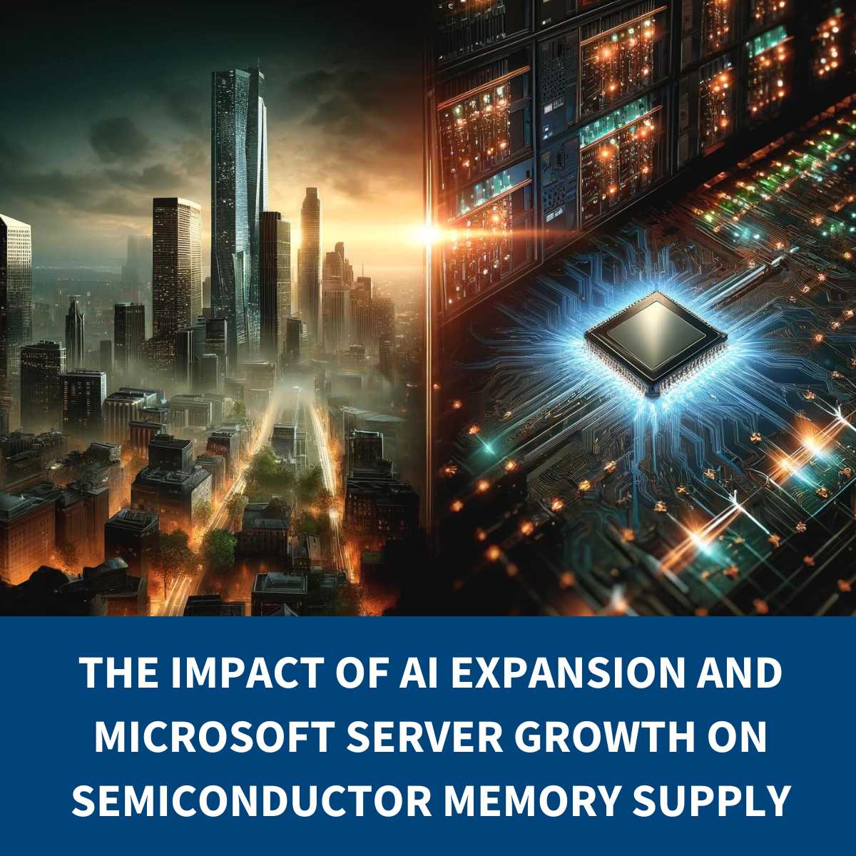 Impact of Microsoft AI server Expansion on semiconductor memory supply (1) Impact of Microsoft AI server Expansion on semiconductor memory supply